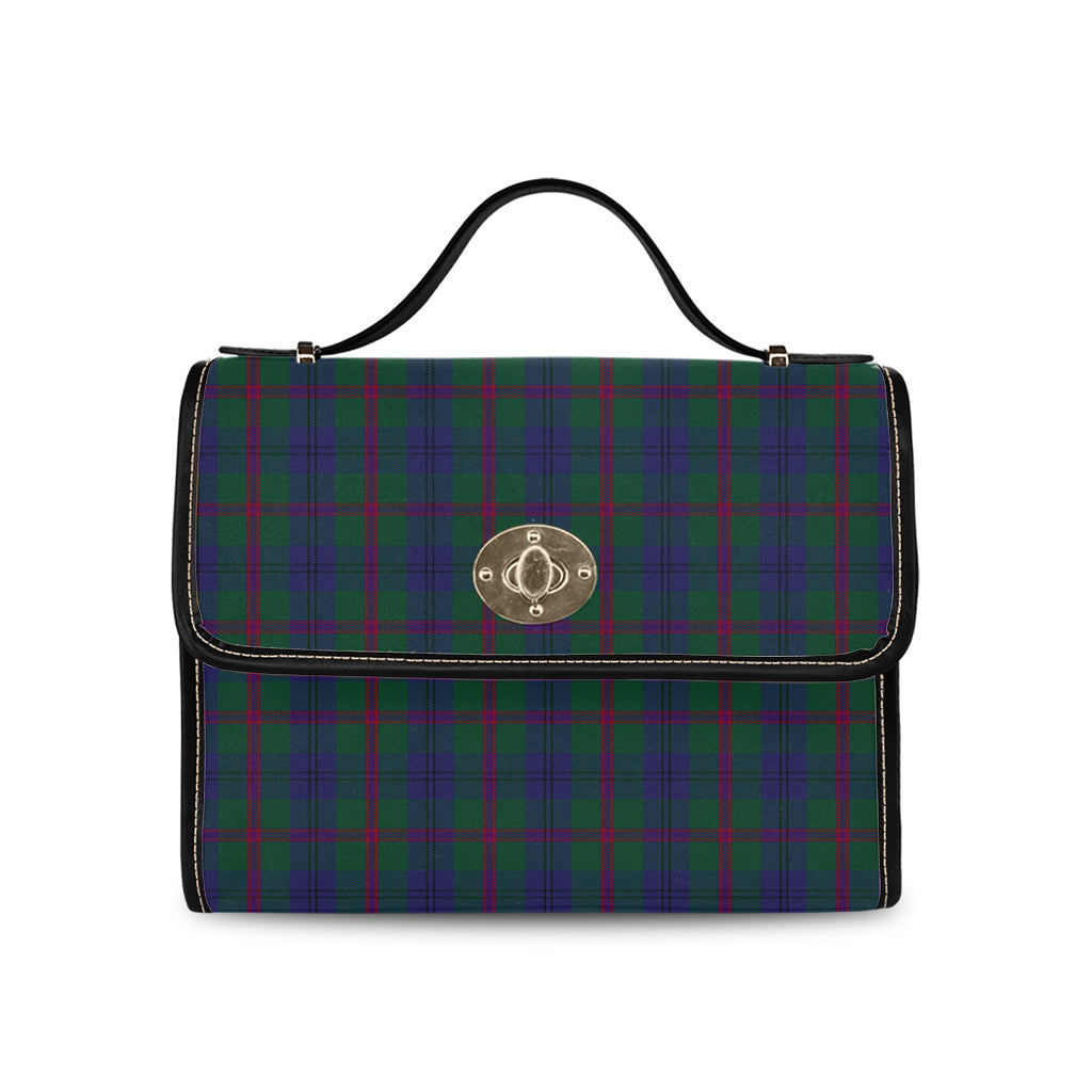 laurie-tartan-leather-strap-waterproof-canvas-bag