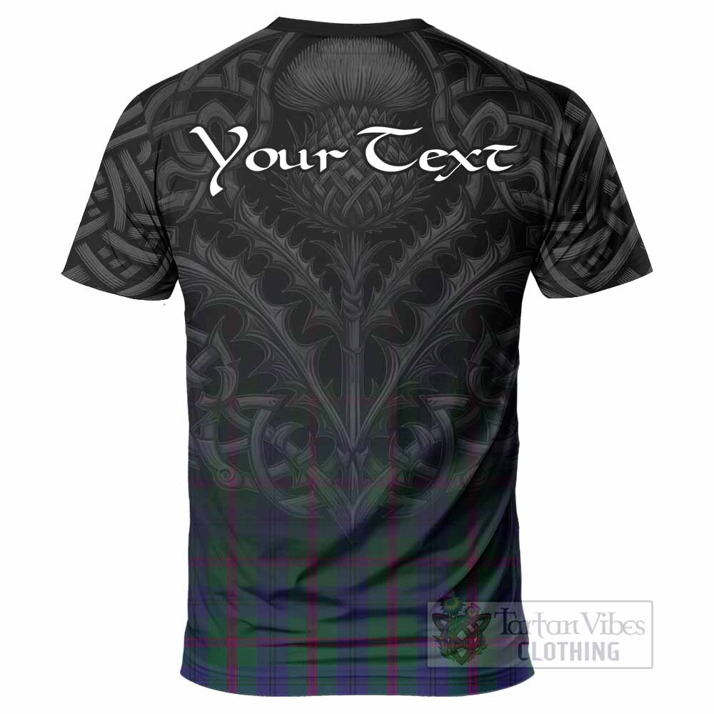 Tartan Vibes Clothing Laurie Tartan T-Shirt with Family Crest Celtic Thistle Vibes