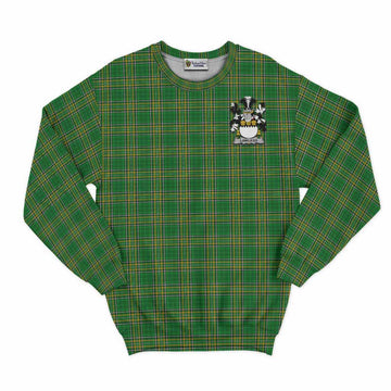 Lawless Irish Clan Tartan Sweatshirt with Coat of Arms Unisex - Tartan Vibes Clothing