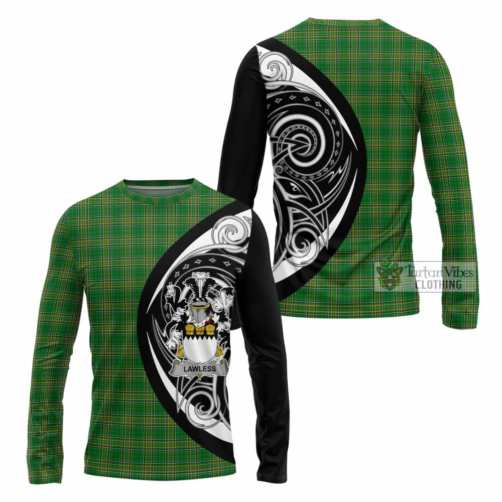 Lawless Irish Clan Long Sleeve T-Shirt Celtic Circle Style - Tartan Vibes Clothing