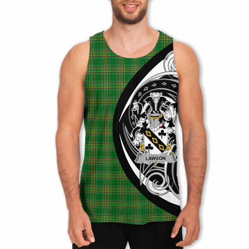 Lawson Irish Clan Men's Tank Top Celtic Circle Style Men - Tartan Vibes Clothing