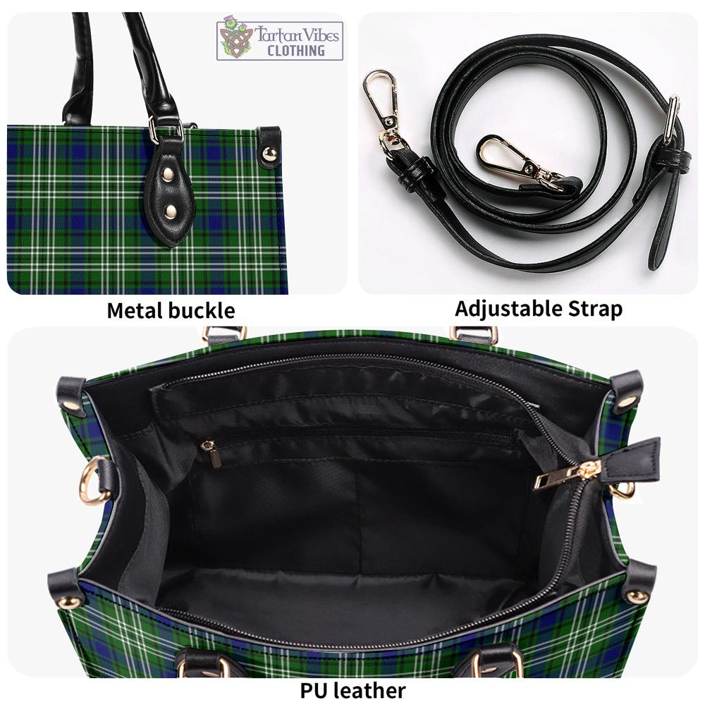 Tartan Vibes Clothing Learmonth Tartan Luxury Leather Handbags