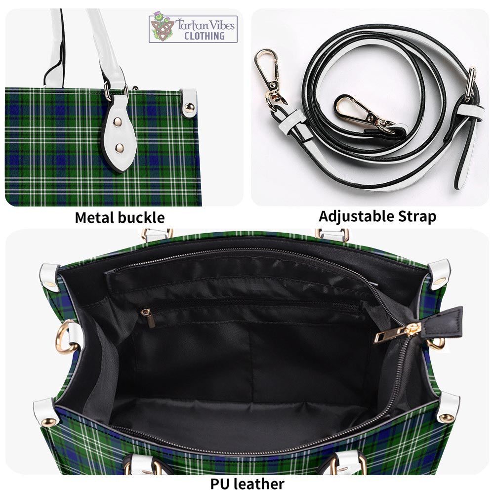 Tartan Vibes Clothing Learmonth Tartan Luxury Leather Handbags