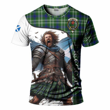 Learmonth Crest Tartan T-Shirt Inspired by the Freedom of Scottish Warrior