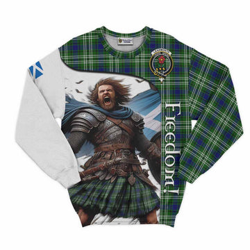 Learmonth Crest Tartan Sweatshirt Inspired by the Freedom of Scottish Warrior