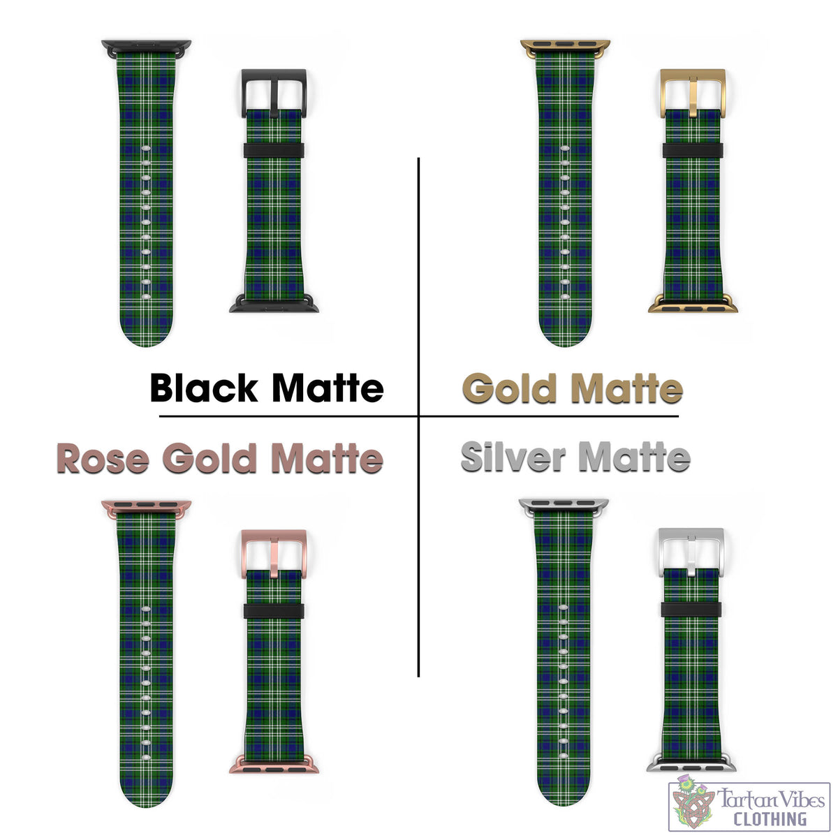 Learmonth Tartan Watch Band 42 - 45 mm - Tartan Vibes Clothing