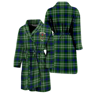 Learmonth Tartan Bathrobe with Family Crest