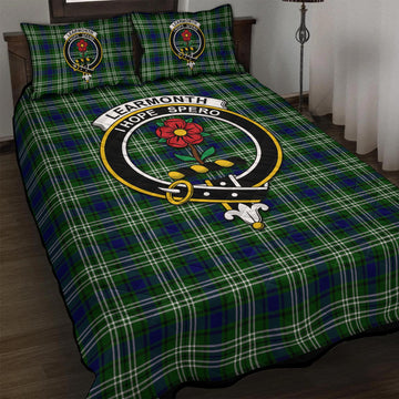 Learmonth Tartan Quilt Bed Set with Family Crest