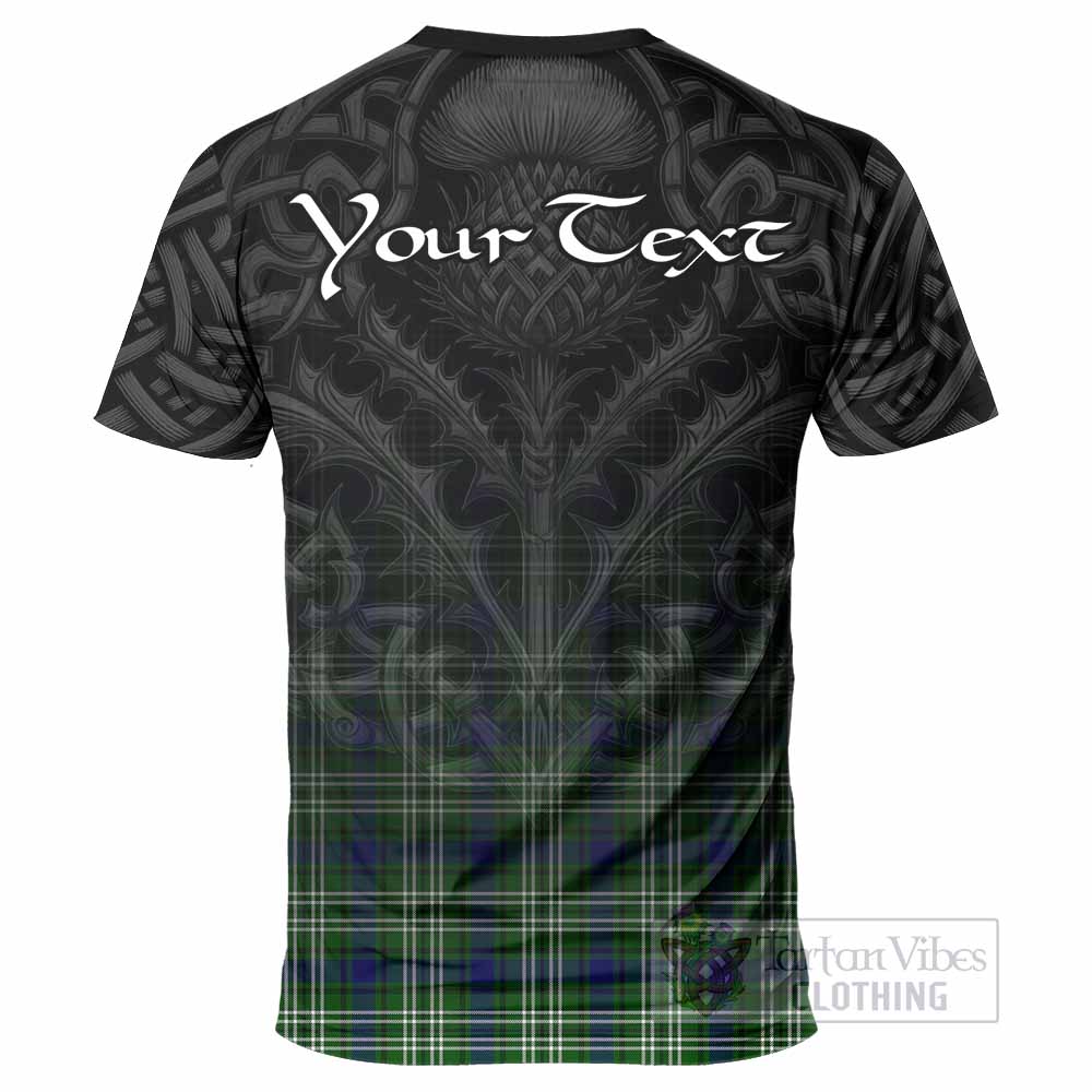 Tartan Vibes Clothing Learmonth Tartan T-Shirt with Family Crest Celtic Thistle Vibes