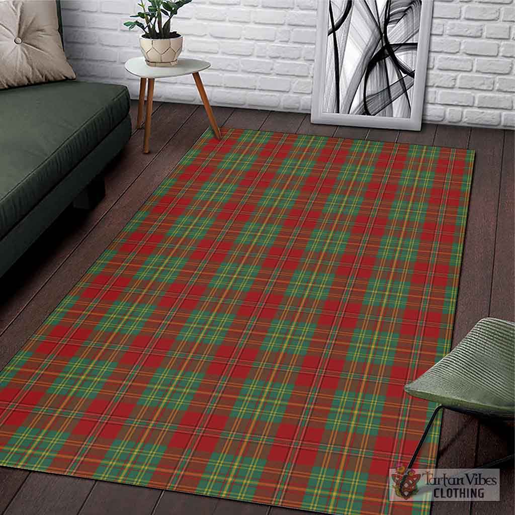 Tartan Vibes Clothing Leask Tartan Area Rug