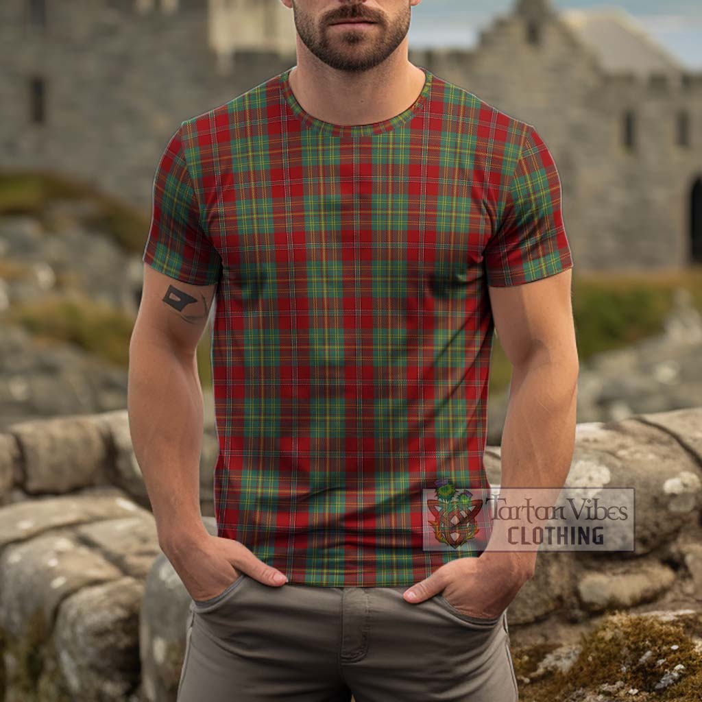 Leask Tartan Cotton T-Shirt Men's Shirt - Tartanvibesclothing Shop