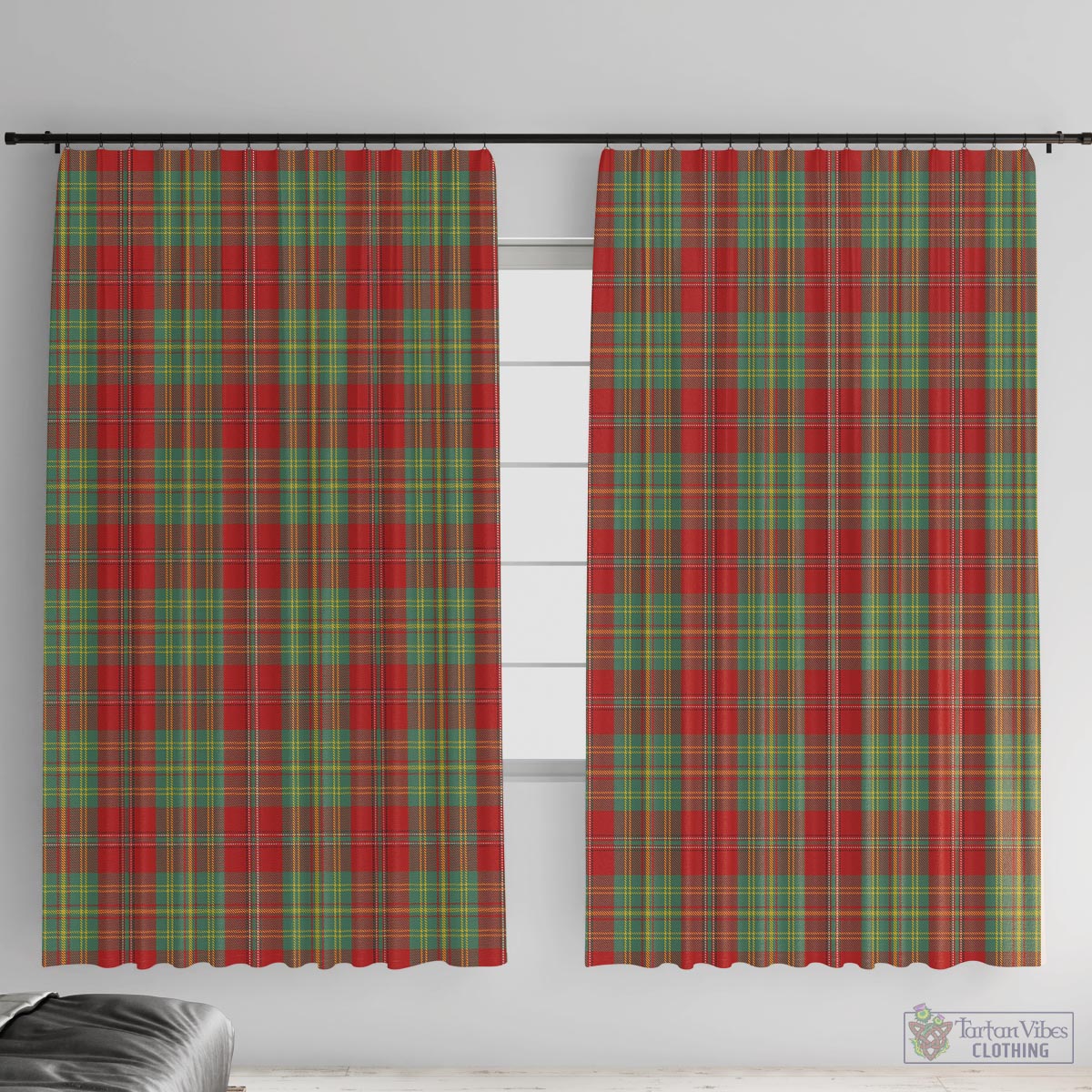 Leask Tartan Window Curtain With Grommets - Tartan Vibes Clothing