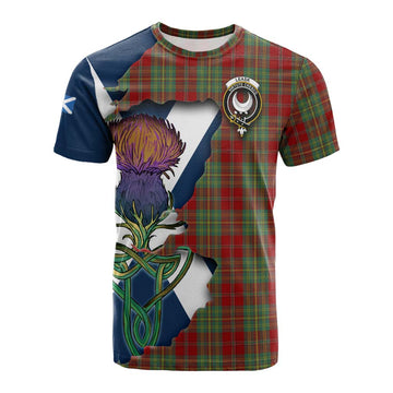 Leask Tartan Family Crest Cotton T-shirt Scottish Thistle Celtic Inspired Kid's Shirt - Tartan Vibes Clothing