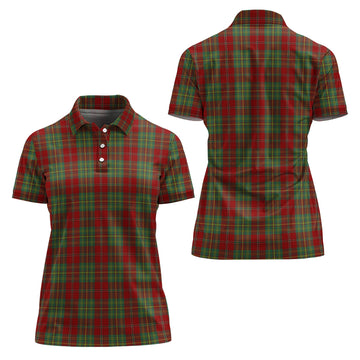 Leask Tartan Polo Shirt For Women