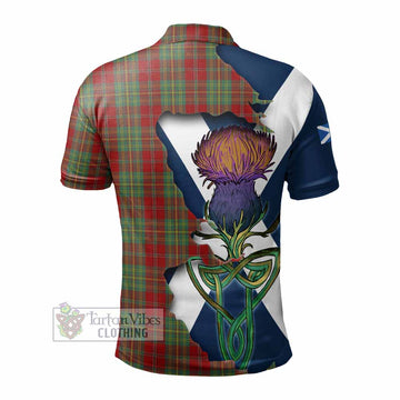 Leask Tartan Family Crest Polo Shirt Scottish Thistle Celtic Inspired - Tartan Vibes Clothing
