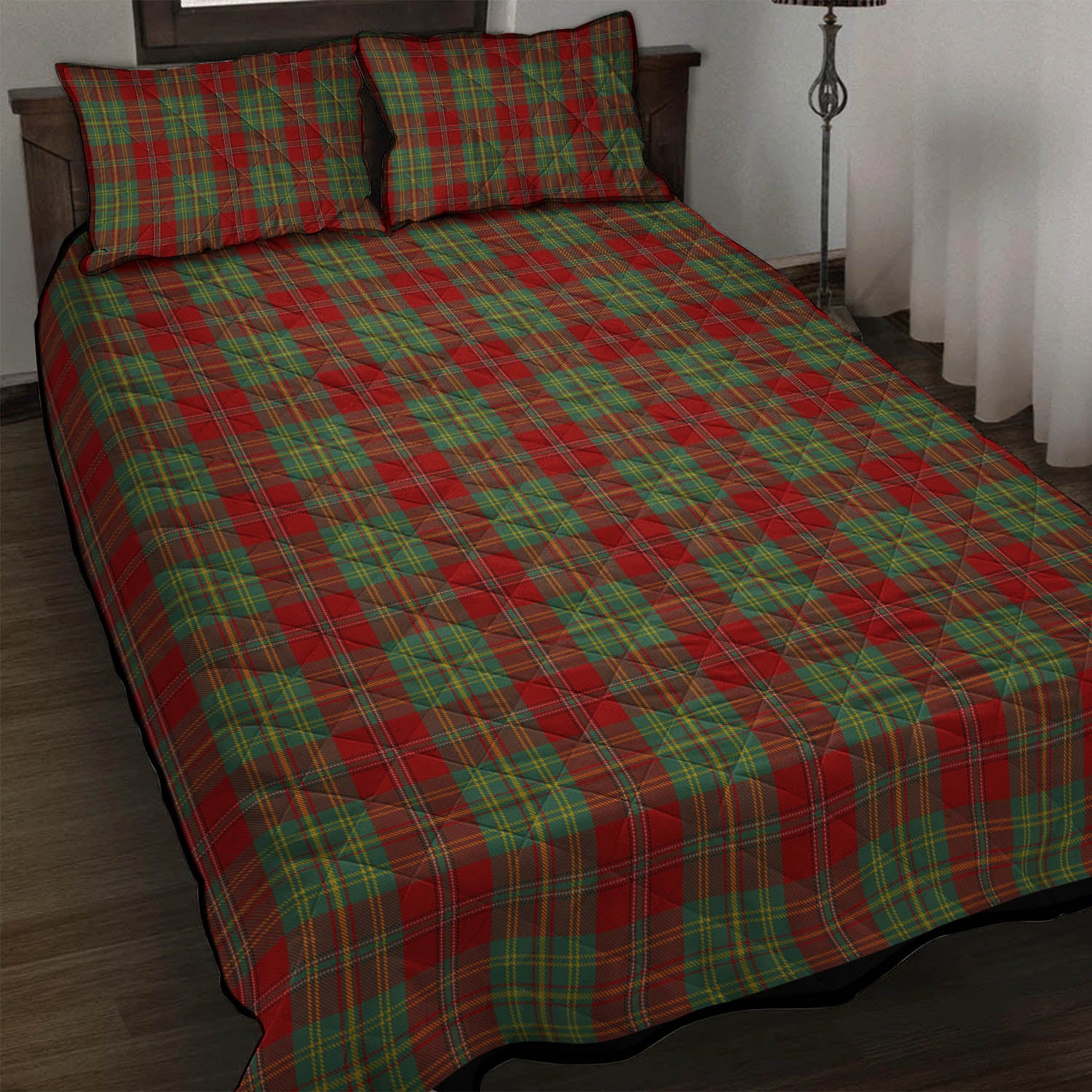 Leask Tartan Quilt Bed Set - Tartan Vibes Clothing