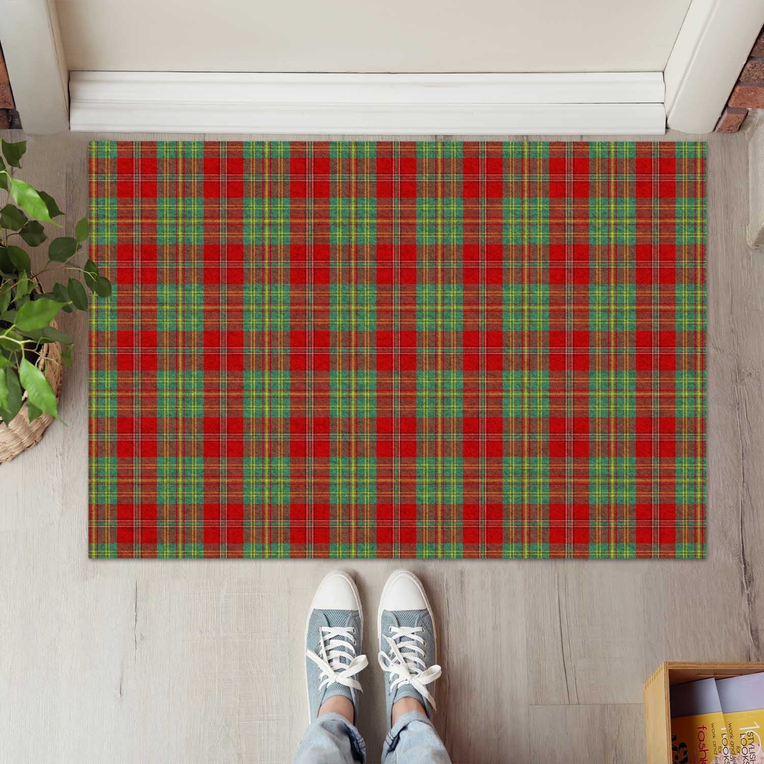 Leask Tartan Door Mat - Tartanvibesclothing