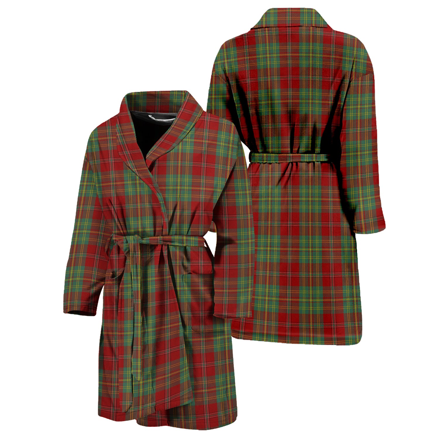 Leask Tartan Bathrobe Unisex M - Tartan Vibes Clothing