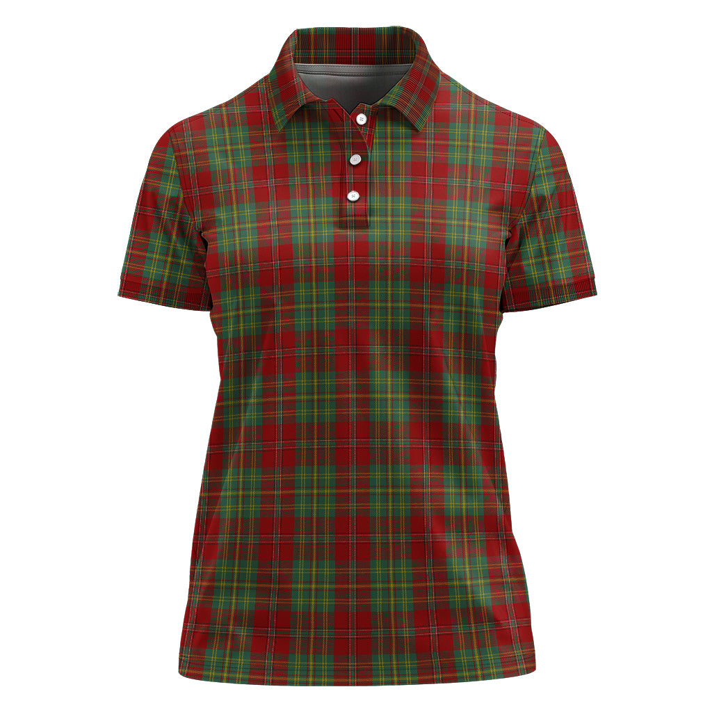 Leask Tartan Polo Shirt For Women - Tartan Vibes Clothing