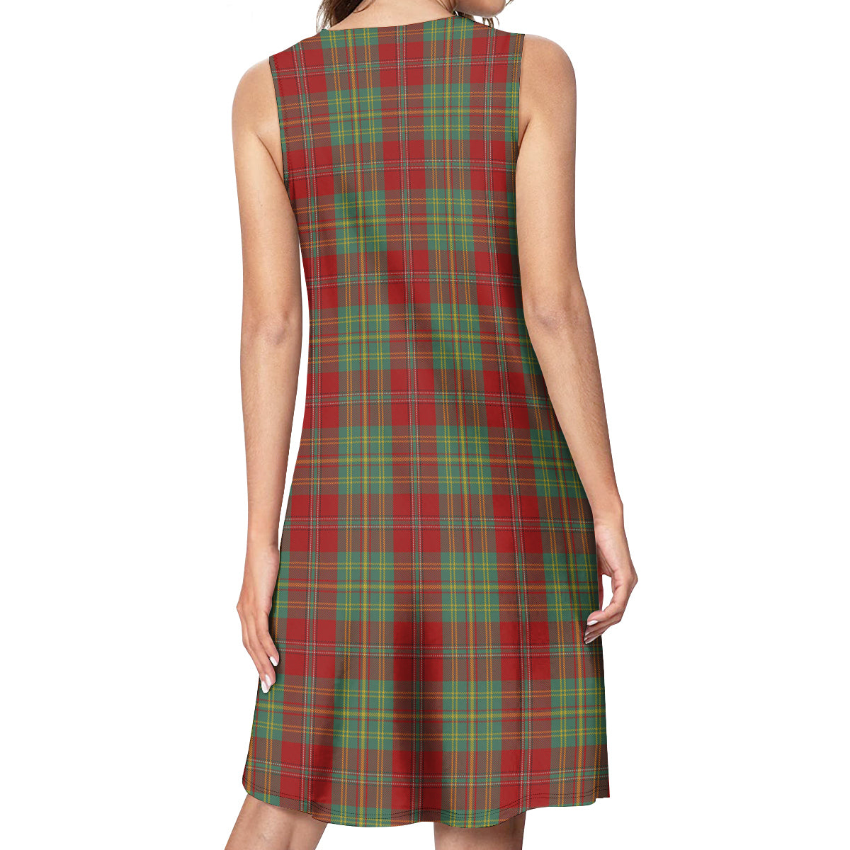 Leask Tartan Womens Casual Dresses - Tartanvibesclothing