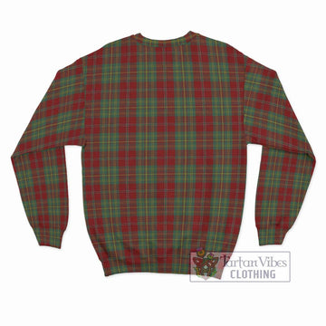 Leask Tartan Sweatshirt with Family Crest DNA In Me Style