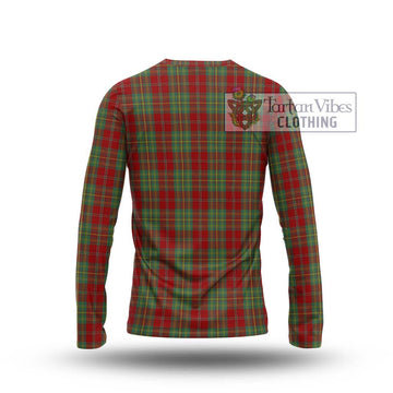 Leask Tartan Long Sleeve T-Shirt with Family Crest DNA In Me Style