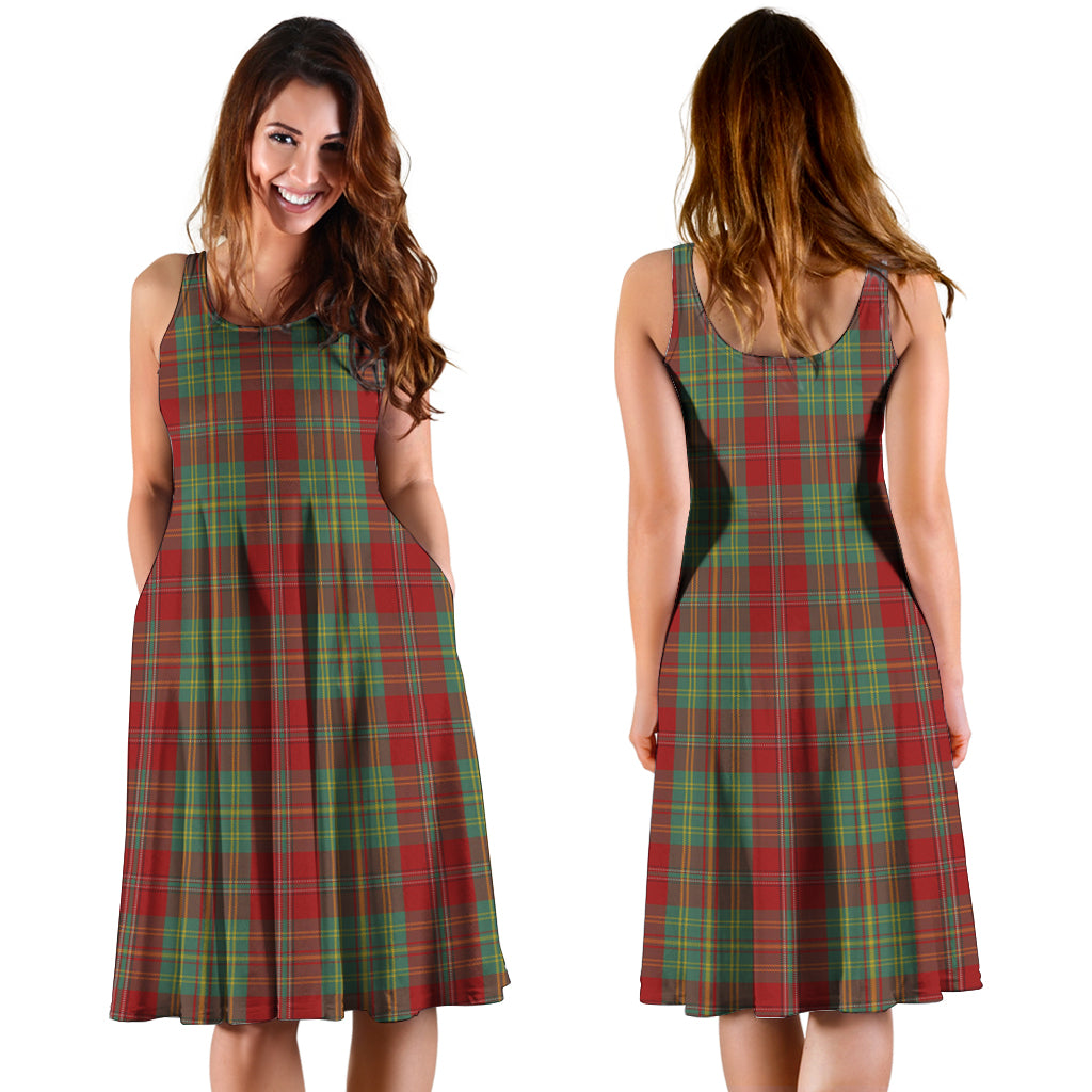 leask-tartan-sleeveless-midi-womens-dress