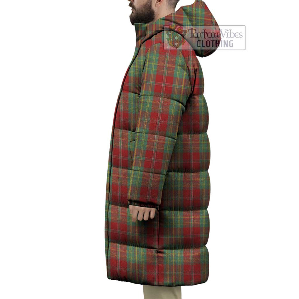 Tartan Vibes Clothing Leask Tartan Long Down Jacket