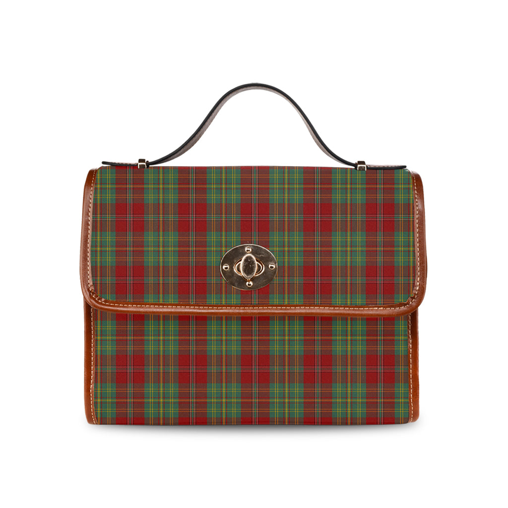 leask-tartan-leather-strap-waterproof-canvas-bag