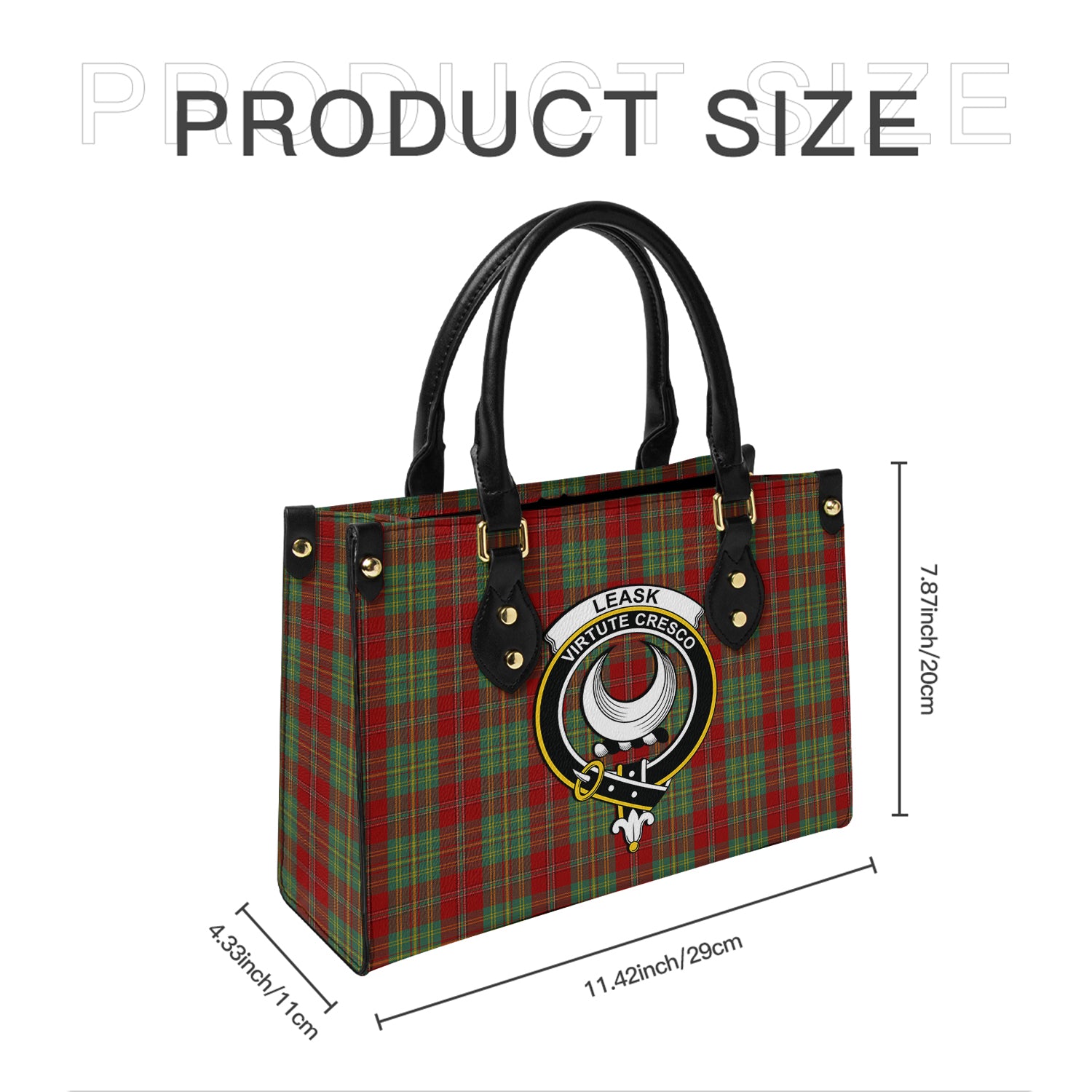 leask-tartan-leather-bag-with-family-crest