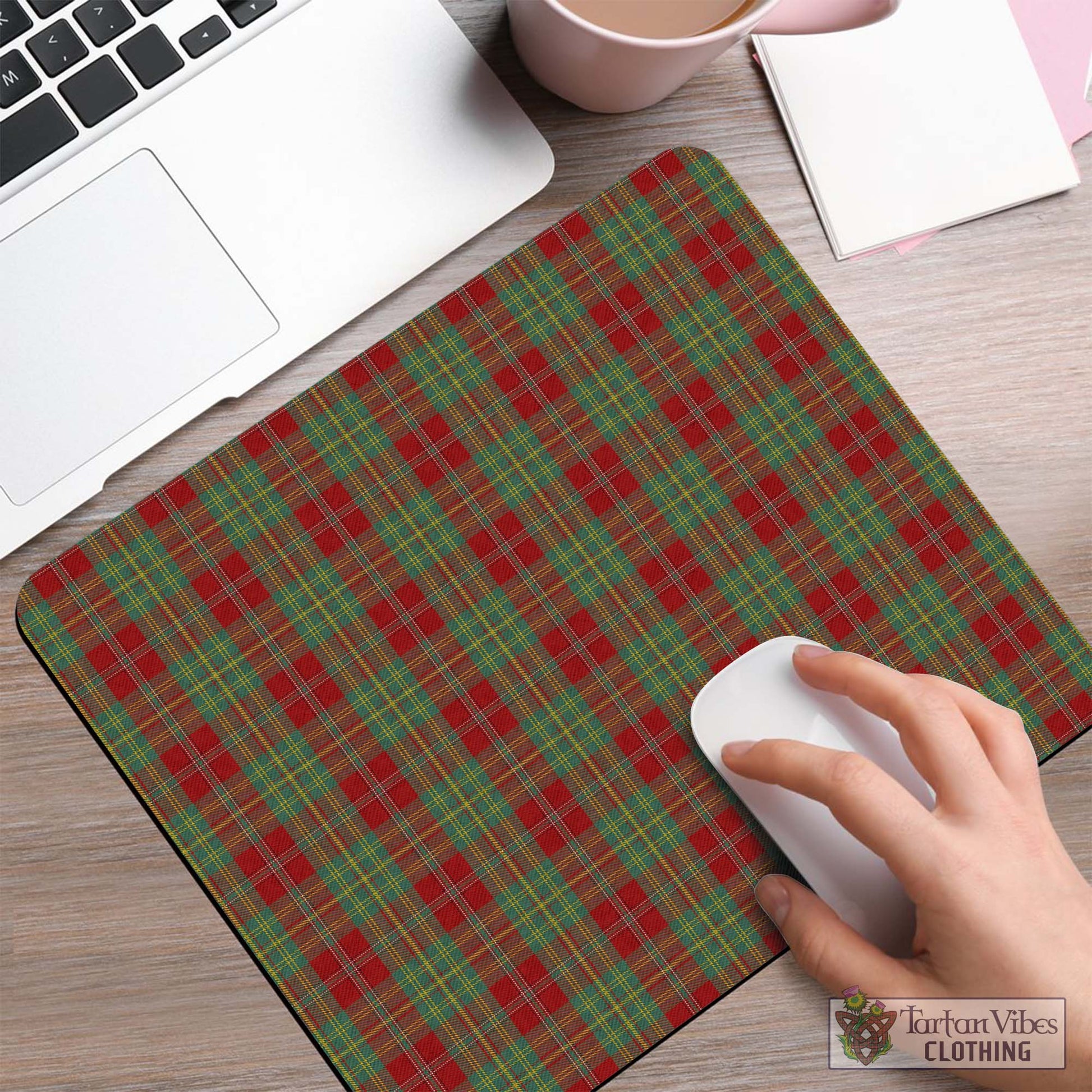 Tartan Vibes Clothing Leask Tartan Mouse Pad