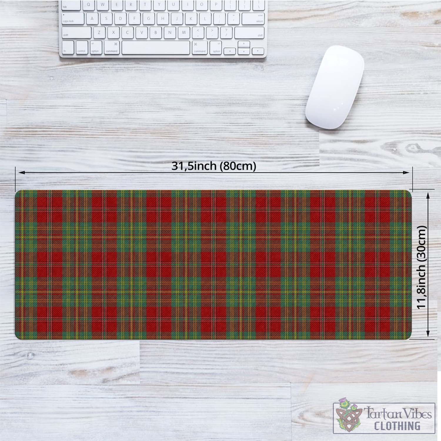 Tartan Vibes Clothing Leask Tartan Mouse Pad