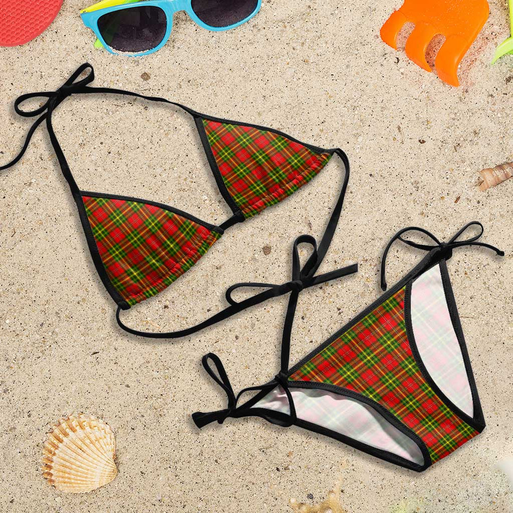 Leask Modern Tartan Bikini Swimsuit - Tartan Vibes Clothing