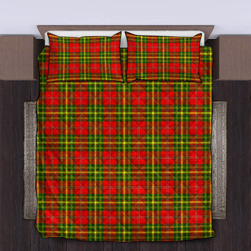 Leask Modern Tartan Quilt Bed Set