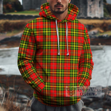 Leask Modern Tartan Cotton Hoodie