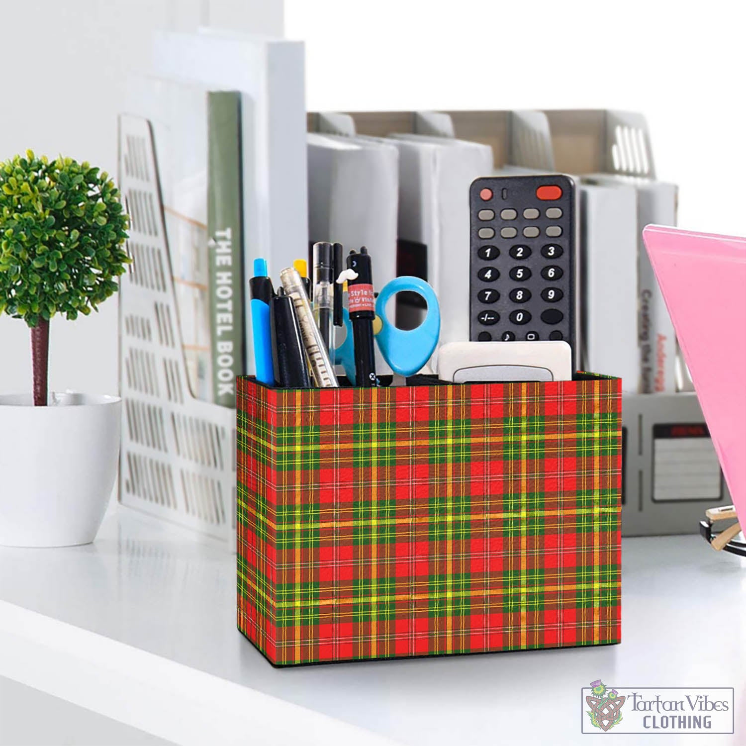 Tartan Vibes Clothing Leask Modern Tartan Pen Holder