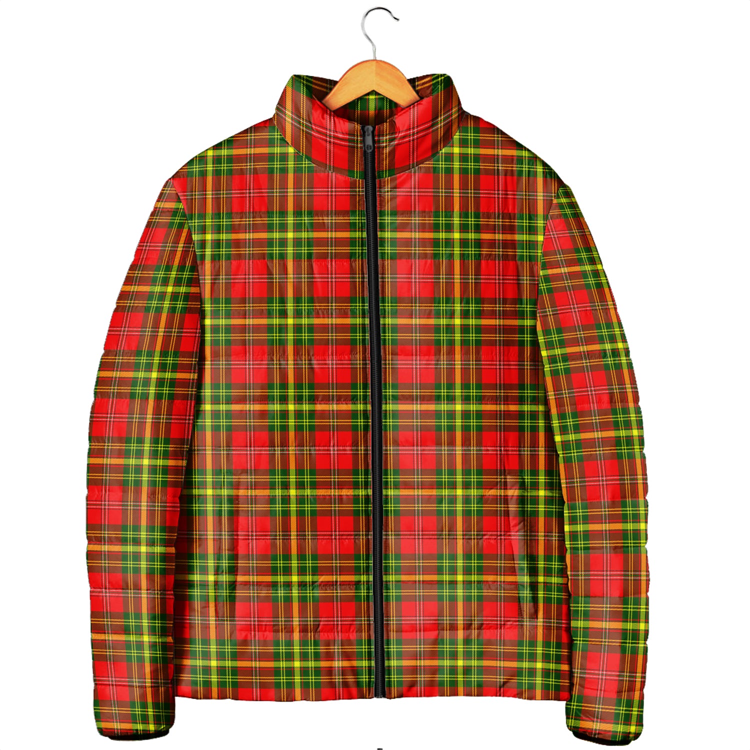 Leask Modern Tartan Padded Jacket Men's Padded Jacket - Tartan Vibes Clothing