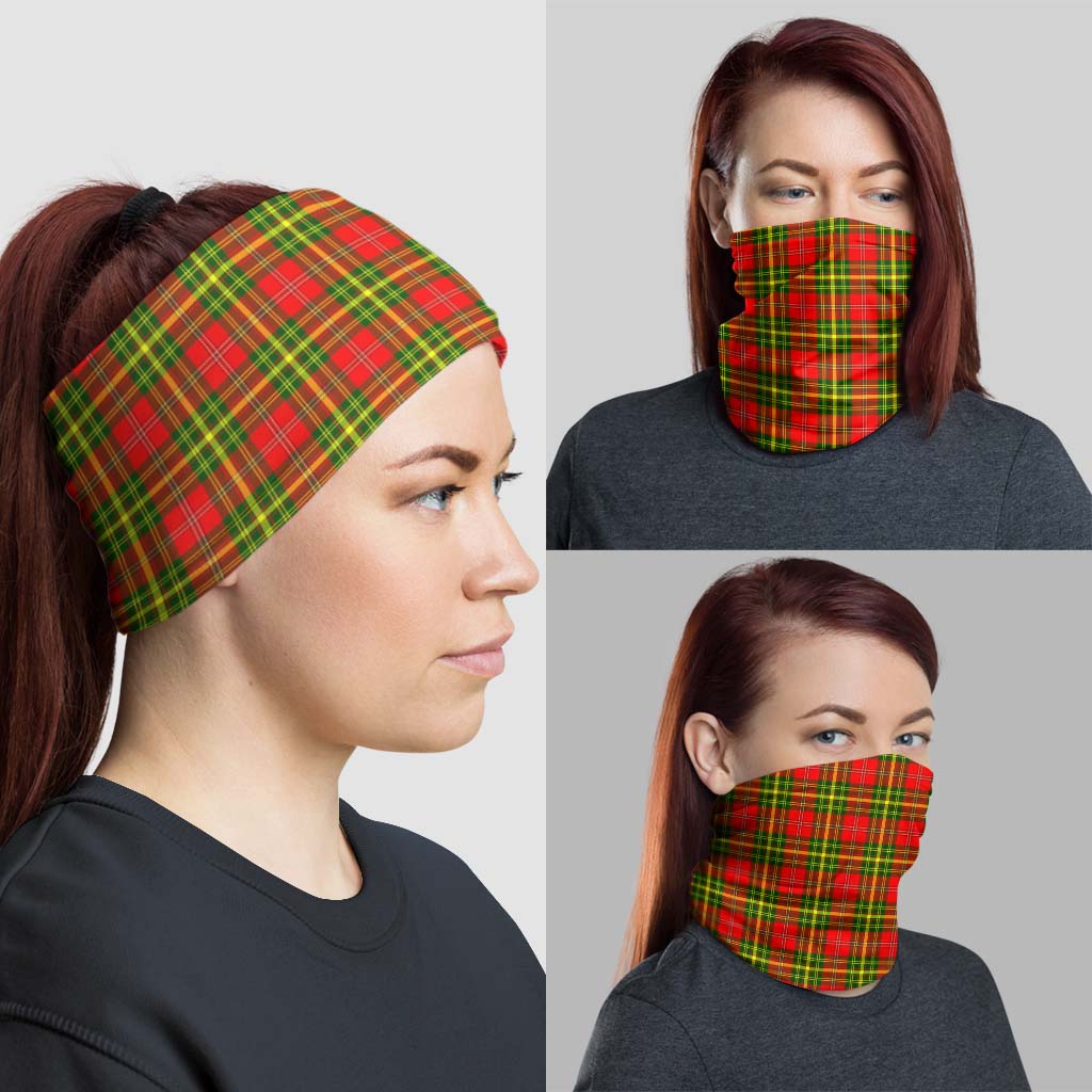 Leask Modern Tartan Neck Gaiters, Tartan Bandanas, Tartan Head Band