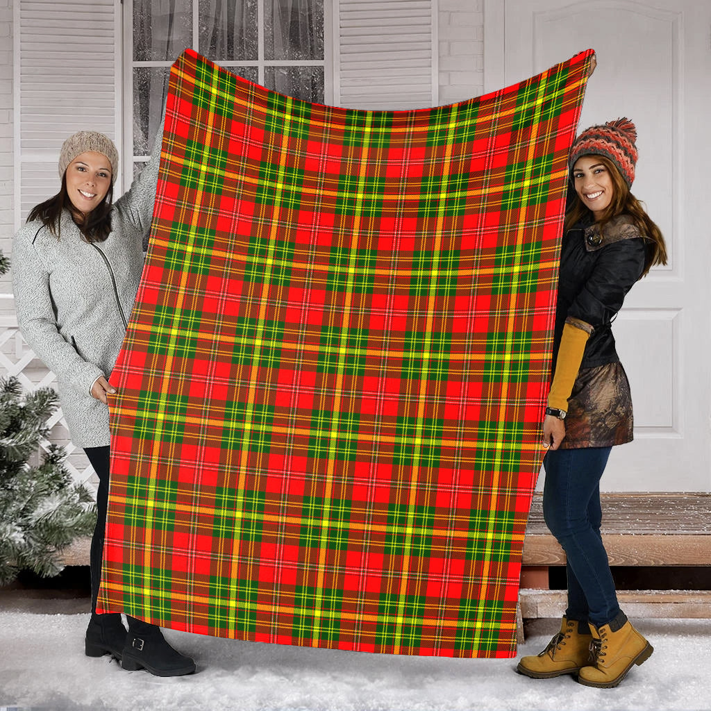 Leask Modern Tartan Blanket - Tartan Vibes Clothing