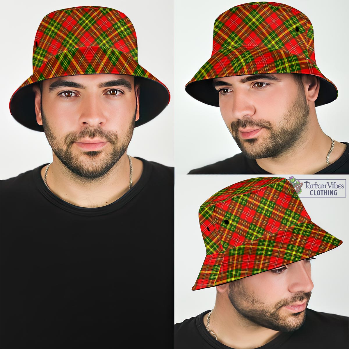 Tartan Vibes Clothing Leask Modern Tartan Bucket Hat