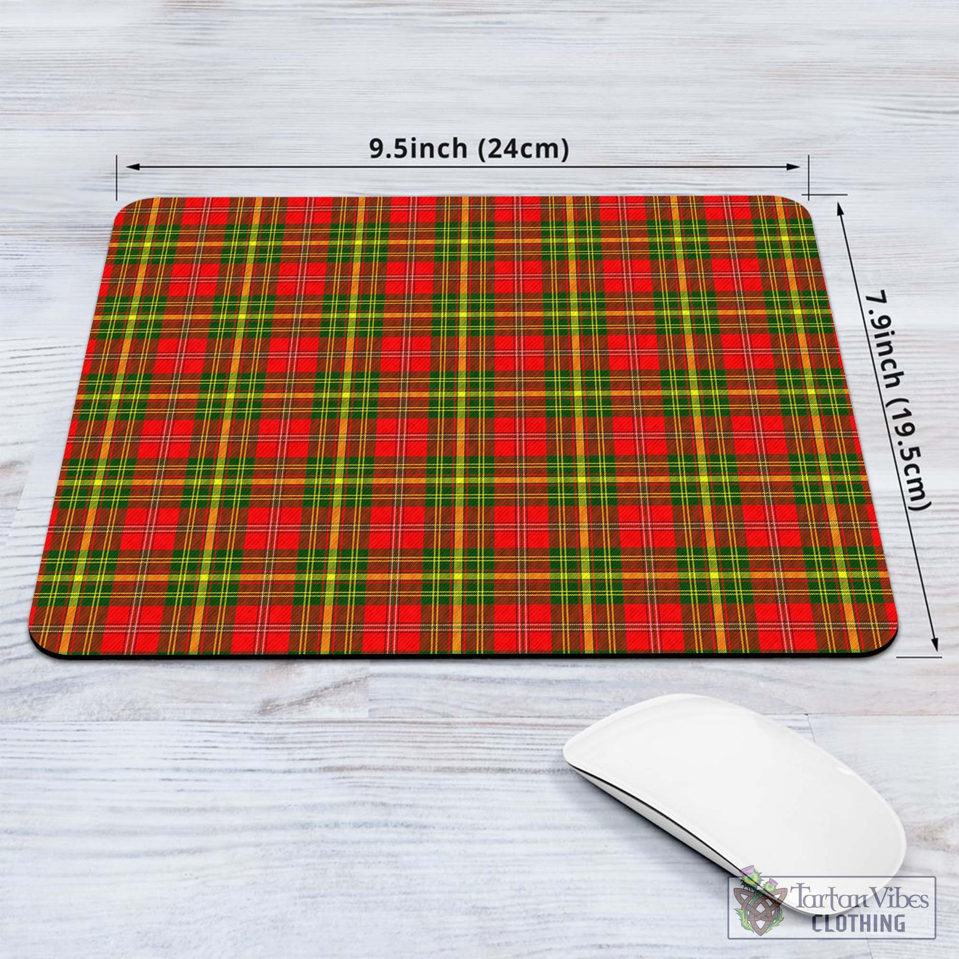 Tartan Vibes Clothing Leask Modern Tartan Mouse Pad