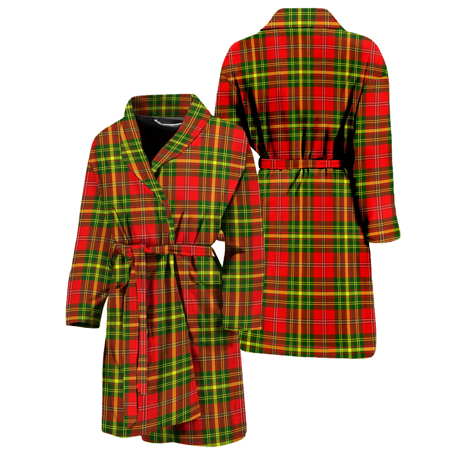 Leask Modern Tartan Bathrobe Unisex M - Tartan Vibes Clothing