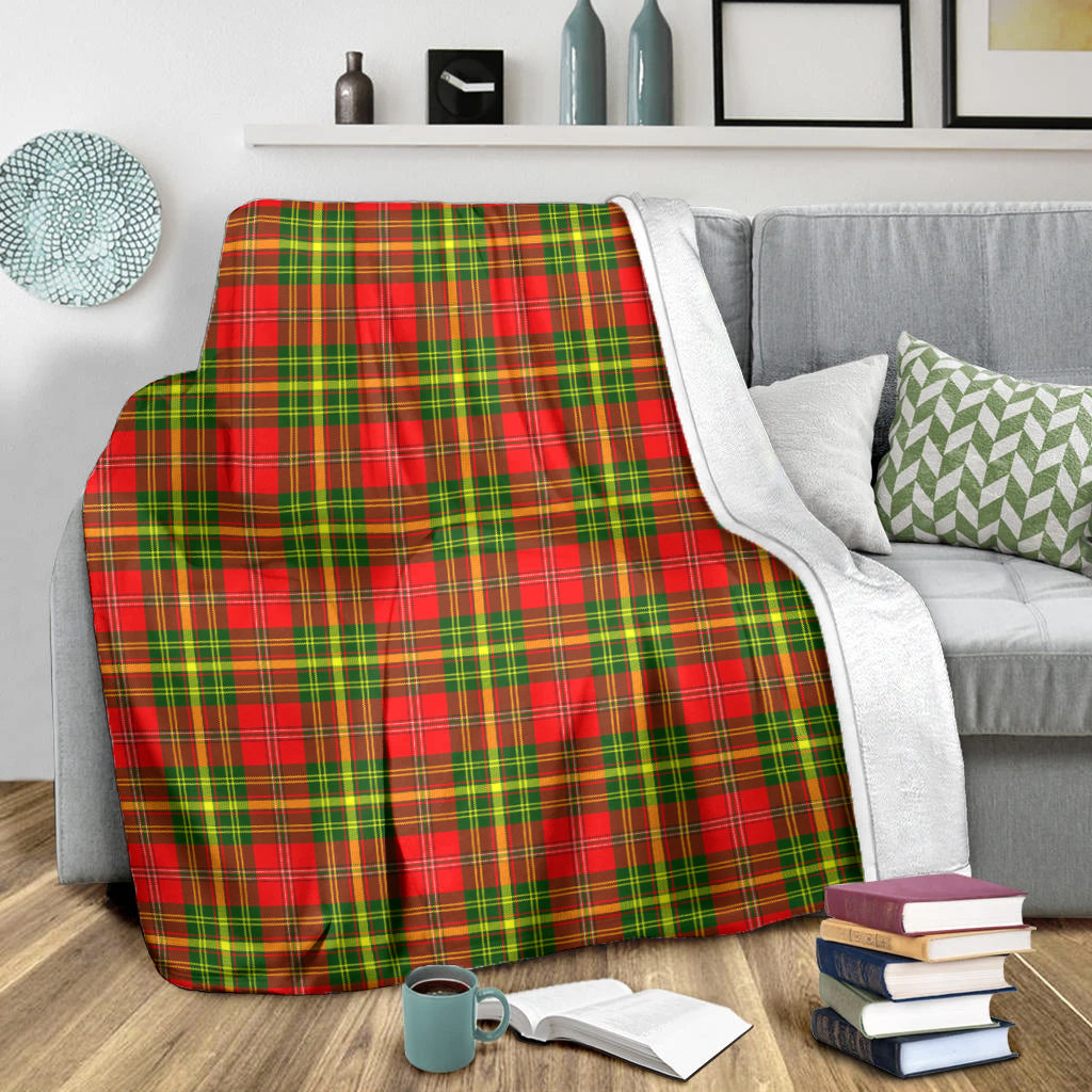 Leask Modern Tartan Blanket - Tartan Vibes Clothing