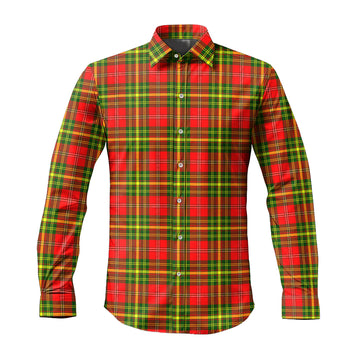 Leask Modern Tartan Long Sleeve Button Up Shirt