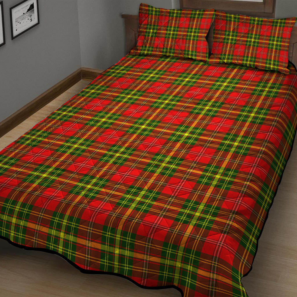 Leask Modern Tartan Quilt Bed Set - Tartan Vibes Clothing