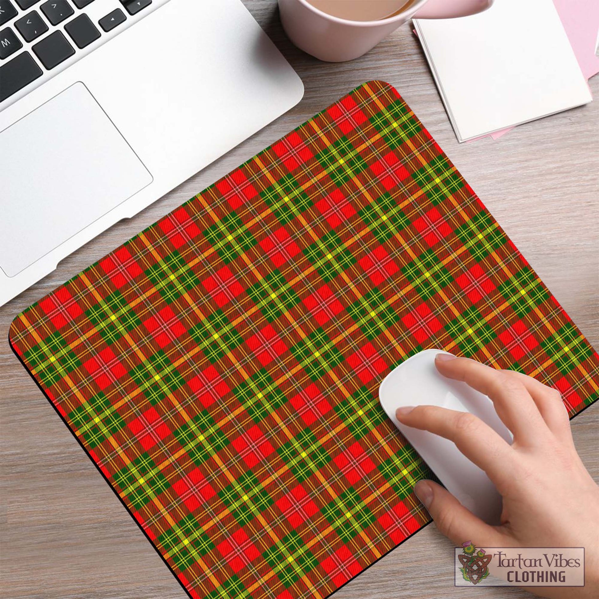 Tartan Vibes Clothing Leask Modern Tartan Mouse Pad