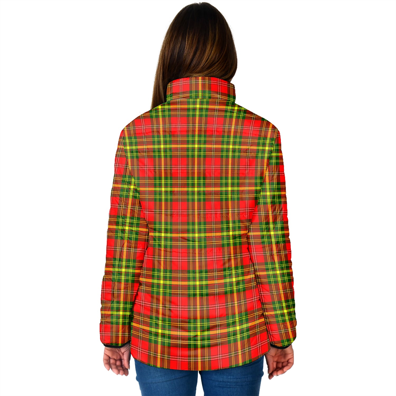 Leask Modern Tartan Padded Jacket - Tartan Vibes Clothing