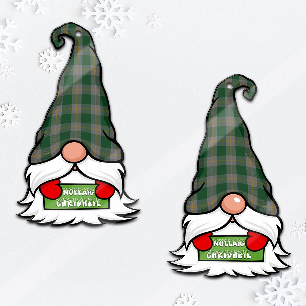 Ledford Gnome Christmas Ornament with His Tartan Christmas Hat - Tartan Vibes Clothing