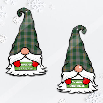 Ledford Gnome Christmas Ornament with His Tartan Christmas Hat