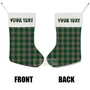 Ledford Tartan Christmas Stocking with Personalized Text